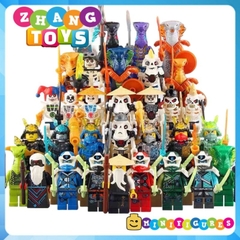 Đồ chơi xếp hình Ninjago Skull Jay Lloyd Fangtom Nya Kai Oni Mr E Kruncha Nuckal Skulkin Frakjaw 11414