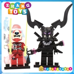 Đồ chơi xếp hình Ninjago Skull Jay Lloyd Fangtom Nya Kai Oni Mr E Kruncha Nuckal Skulkin Frakjaw 11414
