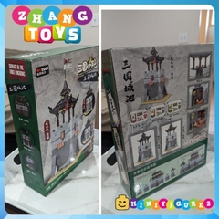 Đồ chơi xếp hình build Tháp canh Tam Quốc Hứa Xương , Tây Xuyên , Kinh Châu Minifigures becool 25011