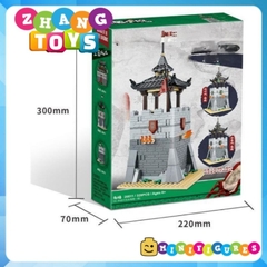 Đồ chơi xếp hình build Tháp canh Tam Quốc Hứa Xương , Tây Xuyên , Kinh Châu Minifigures becool 25011