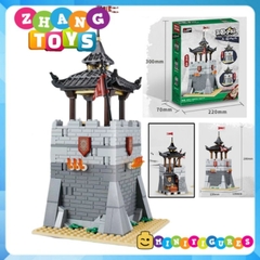 Đồ chơi xếp hình build Tháp canh Tam Quốc Hứa Xương , Tây Xuyên , Kinh Châu Minifigures becool 25011