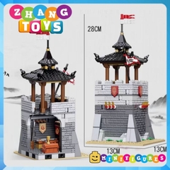 Đồ chơi xếp hình build Tháp canh Tam Quốc Hứa Xương , Tây Xuyên , Kinh Châu Minifigures becool 25011