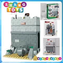 Đồ chơi xếp hình lắp ráp build Tường thành Tam Quốc Hứa Xương , Tây Xuyên , Kinh Châu Bekool 20512