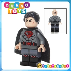 Đồ chơi Xếp hình Lantern Super man gồm General Zod - Blue Lantern - Red Son Super man Minifigures Lele D001 008