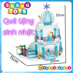 Đồ chơi xếp hình lâu đài băng giá công chúa elsa và những người bạn Jiego JG301