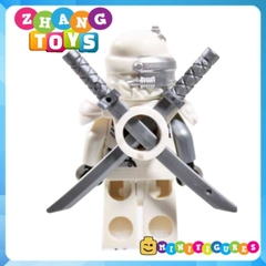 Đồ chơi xếp hình Ninjago binh đoàn White General Cryptor trong NinDroid Minifigures