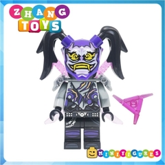 Đồ chơi xếp hình Ninjago mặt nạ quỷ Oni Lloyd Mr E Ultra Violet Morro OverLord Garmadon Minifigures BD01 08