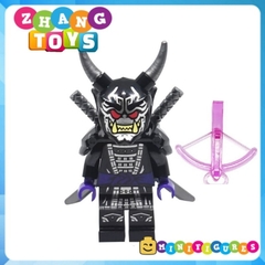 Đồ chơi xếp hình Ninjago mặt nạ quỷ Oni Lloyd Mr E Ultra Violet Morro OverLord Garmadon Minifigures BD01 08