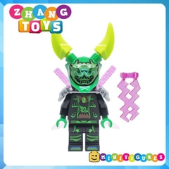 Đồ chơi xếp hình Ninjago mặt nạ quỷ Oni Lloyd Mr E Ultra Violet Morro OverLord Garmadon Minifigures BD01 08