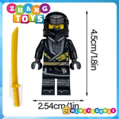 Đồ chơi Ninjago Season 1 Kai Cole zane Jay Nya Lloyd Wu Minifigures 1804
