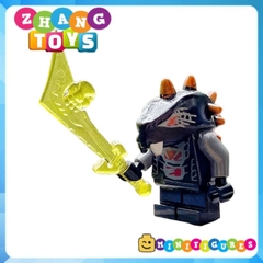 Đồ chơi xếp hình Ninjago Tộc rắn Chop rai Skales Acidicus Pythor Skalidor Bytar Rattla Fangdam Minifigures Jinrun