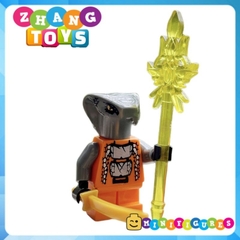 Đồ chơi xếp hình Ninjago Tộc rắn Chop rai Skales Acidicus Pythor Skalidor Bytar Rattla Fangdam Minifigures Jinrun