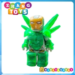 Đồ chơi xếp hình Người sắt Iron Man giáp trong suốt marvel Avengers Minifigures DA1-8