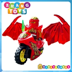 Đồ chơi xếp hình Ninjago Zane - Kai - Jay - Cole Nya - Lloyd kèm phụ kiện xe máy Minifigures