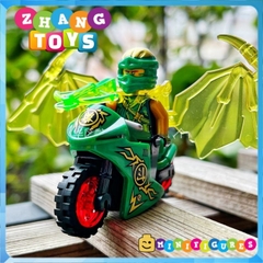 Đồ chơi xếp hình Ninjago Zane - Kai - Jay - Cole Nya - Lloyd kèm phụ kiện xe máy Minifigures