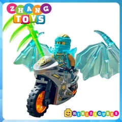 Đồ chơi xếp hình Ninjago Zane - Kai - Jay - Cole Nya - Lloyd kèm phụ kiện xe máy Minifigures