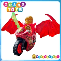 Đồ chơi xếp hình Ninjago Zane - Kai - Jay - Cole Nya - Lloyd kèm phụ kiện xe máy Minifigures