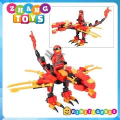 Đồ chơi xếp hình Ninjago nguyên tố Rồng bay Lloyd - Kai - Zane - Jay Minifigures Dragon