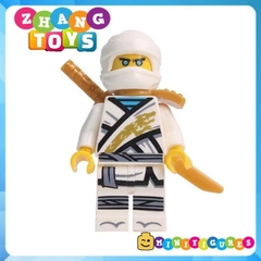 Đồ chơi xếp hình Ninjago season 10 Golden Ninja - Zane - Kai - Jay - Cole - Nya - Wu Minifigures B1-8