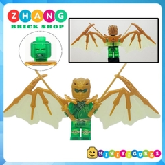 Đồ chơi xếp hình Ninjago Rồng Dragons Rising golden Lloyd Kai Zane Jay Cole Nya Oni Garmadon Crystal King Minifigures