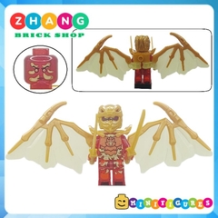 Đồ chơi xếp hình Ninjago Rồng Dragons Rising golden Lloyd Kai Zane Jay Cole Nya Oni Garmadon Crystal King Minifigures