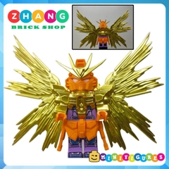 Đồ chơi xếp hình người máy robot Gundam đầy đủ phụ kiện cánh và giáp Minifigures 70060