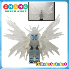 Đồ chơi xếp hình người máy robot Gundam đầy đủ phụ kiện cánh và giáp Minifigures 70060