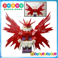 Đồ chơi xếp hình người máy robot Gundam đầy đủ phụ kiện cánh và giáp Minifigures 70060