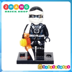 Đồ chơi xếp hình Ninjago Season 5 Misako Wu Kai Cole Jay Zane Lloyd Nya Minifigures Jinrun JR787