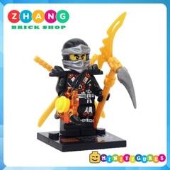 Đồ chơi xếp hình Ninjago Season 5 Misako Wu Kai Cole Jay Zane Lloyd Nya Minifigures Jinrun JR787