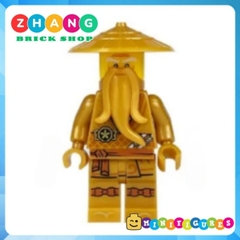 Đồ chơi xếp hình Ninjago Season 1 Kai Cole Jay Lloyd Wu Golden Lloyd Minifigures 1810