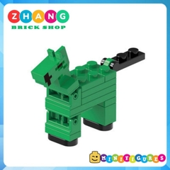 Đồ chơi xếp hình Minecraft Camel - Fish Creeper Turtle - Frog - Zombie House Warden - Allay Minifigures Xinh G0121