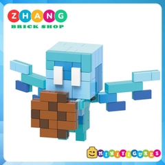 Đồ chơi xếp hình Minecraft Camel - Fish Creeper Turtle - Frog - Zombie House Warden - Allay Minifigures Xinh G0121