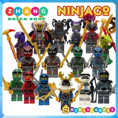 Đồ chơi xếp hình Ninjago Ultra Violet Chen Samurai X SlackJaw Eyezorai Clancee Kai Lloyd JayZane Nya Minifigures JR963