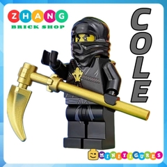 Đồ chơi xếp hình Ninjago Pilot Kai Cole Zane pink Lloyd kid Minifigures
