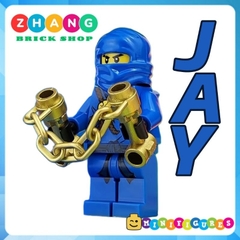 Đồ chơi xếp hình Ninjago Pilot Kai Cole Zane pink Lloyd kid Minifigures