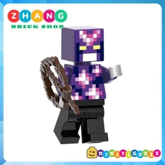 Đồ chơi xếp hình Minecraft Golden Knight - Piglin Sniffer - Diver Explorer - Allay Llama Minifigures G0130