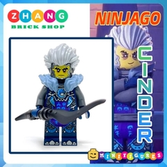 Đồ chơi xếp hình Ninjago Cinder nhân vật phản diện trong Dragons Rising 2 Minifigures