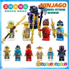 Đồ chơi xếp hình Ninjago dragon stone shrine Lord ras Euphrasia Kai Nya Wu Master Lloyd Minifigures
