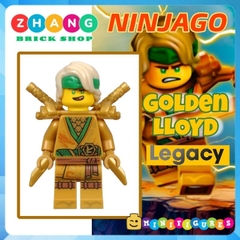 Đồ chơi xếp hình Ninjago Golden Lloyd Legacy Bản kỷ niệm 10 năm Minifigures lắp ráp