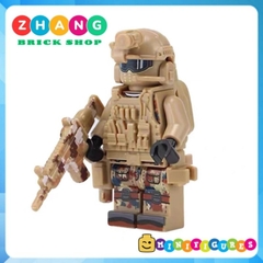 Đồ chơi xếp hình bộ 6 lính thủy quân lục chiến lực lượng đặc nhiệm Minifigures lắp ráp
