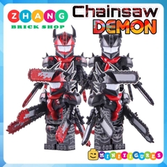 Đồ chơi xếp hình Chainsaw demon quỷ cưa mạnh nhất trong Chainsaw man Denji Minifigures WM2565