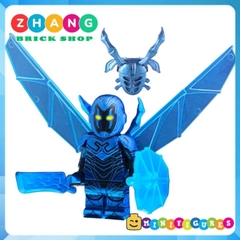 Đồ chơi xếp hình Blue Beetle Bọ Xanh siêu anh hùng Jaime Reyes Minifigures Koruit KT563