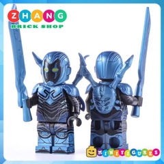 Đồ chơi xếp hình Blue Beetle Bọ Xanh siêu anh hùng Jaime Reyes Minifigures Koruit KT563
