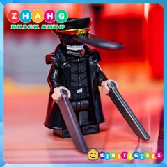 Đồ chơi xếp hình Chainsaw man Katana man trong Thợ săn quỷ Minifigures WM2527 A