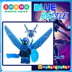 Đồ chơi xếp hình Blue Beetle Bọ Xanh siêu anh hùng Jaime Reyes Minifigures Koruit KT563