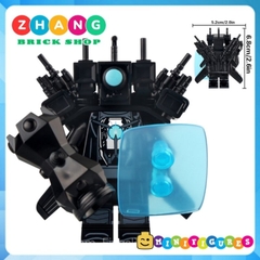 Đồ chơi xếp hình Skibidi Toilet Humanoid toilet man Titan cameraman Gman Female agent Minifigures KDL823