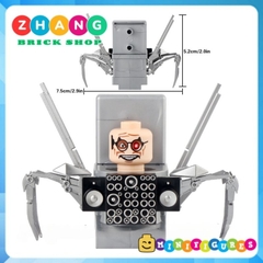 Đồ chơi xếp hình Skibidi Toilet Humanoid toilet man Titan cameraman Gman Female agent Minifigures KDL823
