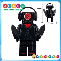 Đồ chơi xếp hình Skibidi Toilet Humanoid toilet man Titan cameraman Gman Female agent Minifigures KDL823