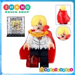 Đồ chơi xếp hình One Piece Sanji - Perona Tony Chopper Luffy Yamato Sabo đảo hải tặc Minifigures DY605 634